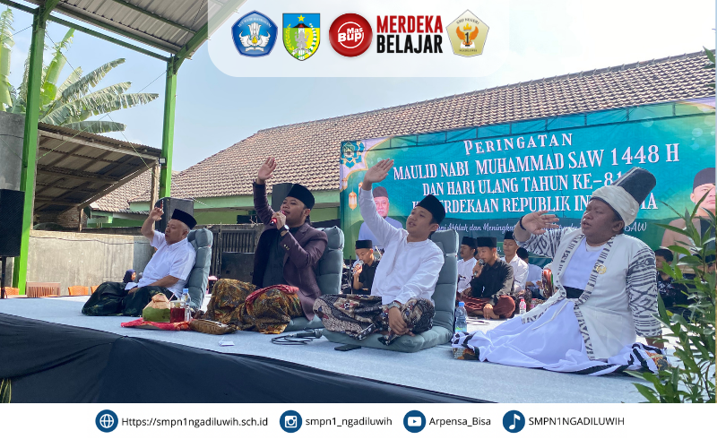 “Peringatan Maulid Nabi Muhammad SAW 1448 H dan HUT RI Ke-81 Bersama Gus Bahru Zamzami”